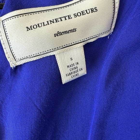 Anthropologie Moulinette Soeurs Carina Open-Shoulder Mini Dress - Picture 10 of 11